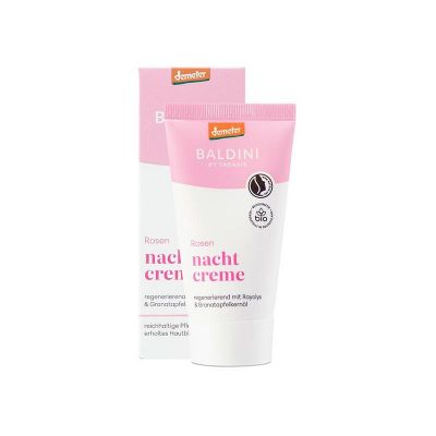 Foto van Baldini Nachtcreme rijk rose demeter