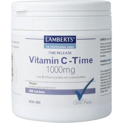 Clinicpacks Vitamine C 1000TR & bioflavonoiden Foto van Clinicpacks Vitamine C 1000TR & bioflavonoiden
