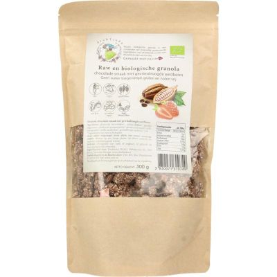 Foto van Vitiv Tijgernoot granola chocolade aardbei bio