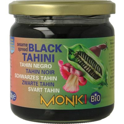 Monki Zwarte tahin bio Monki Zwarte tahin bio 330 gram - Beleg