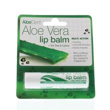 Foto van Optima Aloe dent aloe vera lippenbalsem stick