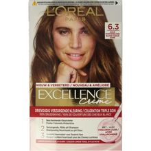 Foto van Loreal Excellence 6.3 Donker goudblond