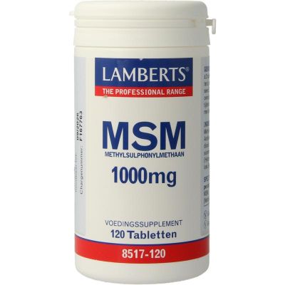 Lamberts MSM 1000 mg 120 tabletten - Glucosaminen chondroitine MSM