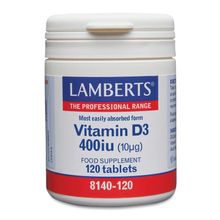 Foto van Lamberts Vitamine D 400IE 10 mcg