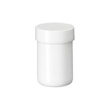 Foto van Zalfpot wit PP plastobel gedopt 35 ml