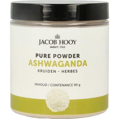 Jacob Hooy Pure powder ashwaganda 90 gram - Overig reform/levensmiddelen