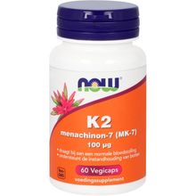 Foto van NOW K2 Menachinon-7 (MK-7) 100 mcg