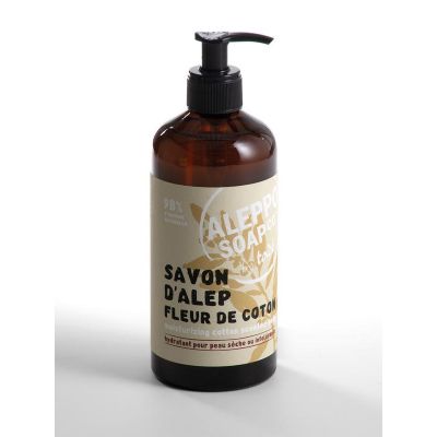 Aleppo Soap Co Savon d'Alep liquid fleur de coton Aleppo Soap Co Savon d'Alep liquid fleur de coton 500 Milliliter - Zeep