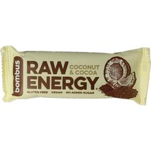 Foto van Bombus Raw energy bar coconut & cocoa