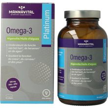Foto van Mannavital Omega-3 algenolie platinum
