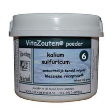 Kalium sulfuricum poeder Nr. 06 Foto van Kalium sulfuricum poeder Nr. 06