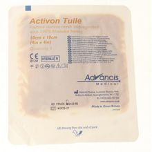 Foto van Advancis Activon manuka gaasverband 10 x 10