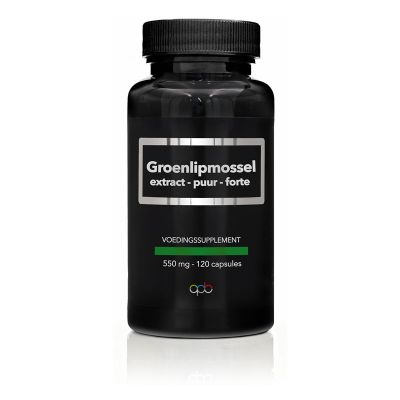 Apb Holland Groenlipmossel 550mg puur 120 capsules - Overige vitaminen/mineralen