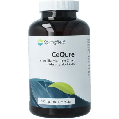 Springfield Cequre 500 mg vitamine C Springfield Cequre 500 mg vitamine C 180 Vegetarische capsules - Vitamine enkel
