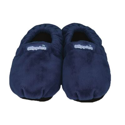 Foto van Warmies Slippies maat 8-11 (41 - 45) donker blauw