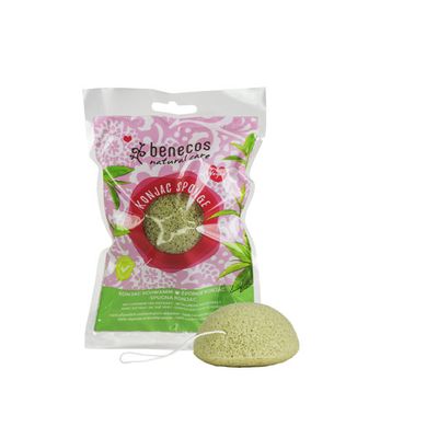 Benecos Konjac spons green tea