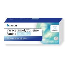 Foto van Paracetamol coffeine 500/50 mg