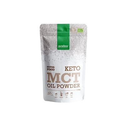 Foto van Purasana MCT olie poeder/huile TCM poudre vegan bio
