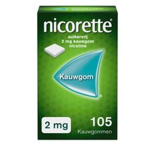 Nicorette Kauwgom 2 mg classic Foto van Nicorette Kauwgom 2 mg classic
