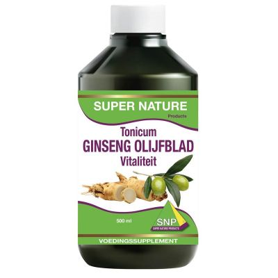 SNP Ginseng olijfblad tonicum 500 ml - Fytotherapie