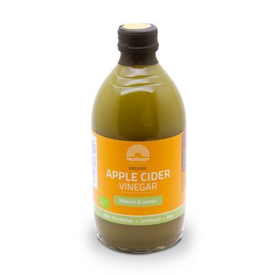 Mattisson Organic apple cider vinegar matcha lemon bio