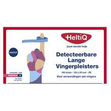 Heltiq Detect vingerpleister lang PE 120 x 20 Foto van Heltiq Detect vingerpleister lang PE 120 x 20