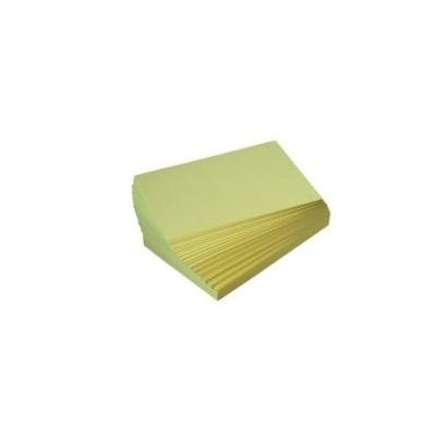 Receptpapier geel 10.5 x 14.8 2000 stuks - 