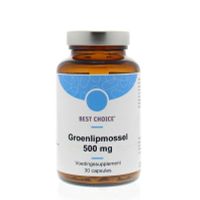Best Choice Groenlipmossel 500 mg