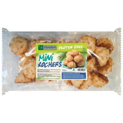 Damhert Mini kokosrotsen glutenvrij 300 gram - Koek