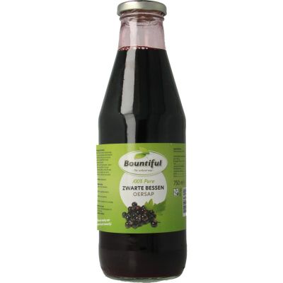 Bountiful Zwarte bessensap 750 Milliliter - Dranken