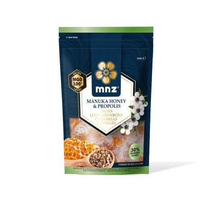 Manuka New Zealand Manuka Honing MGO 100+ pastilles propolis 120 gram - Honing