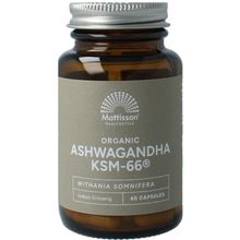 Foto van Mattisson Biologische ashwagandha KSM-66 bio