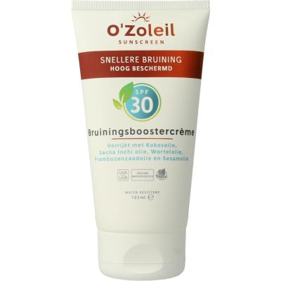 O'Zoleil Bruiningsbooster creme SPF30 O'Zoleil Bruiningsbooster creme SPF30 125 Milliliter - In de zon