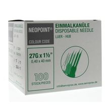 Foto van Neopoint Injectienaald steriel 0.4 x 40 mm