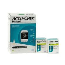 Foto van Bloedglucosemeter Accu Chek Instant + 100 teststrips