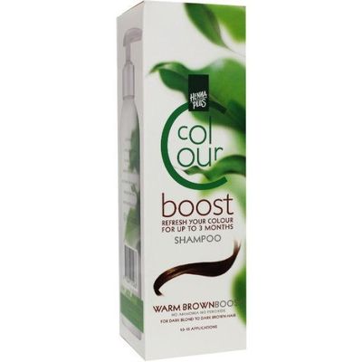 Henna Plus Colour boost warm brown 200 Milliliter - Shampoo