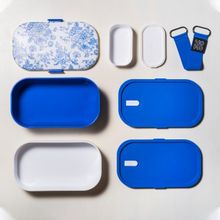 Foto van Yoko Lunchbox toile de joy blue 1200ml