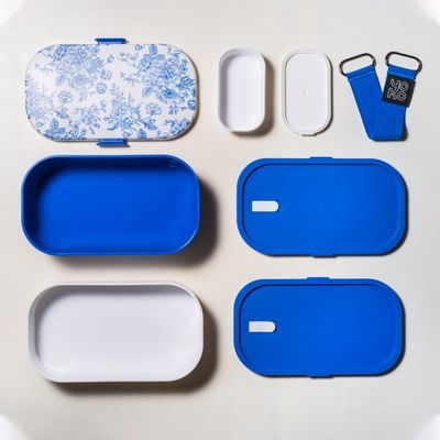Foto van Yoko Lunchbox toile de joy blue 1200ml