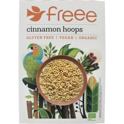 Doves Farm Glutenfree cinnamon hoops bio 300 gram - Voeding