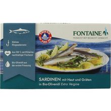 Foto van Fontaine Sardines met huid en graat