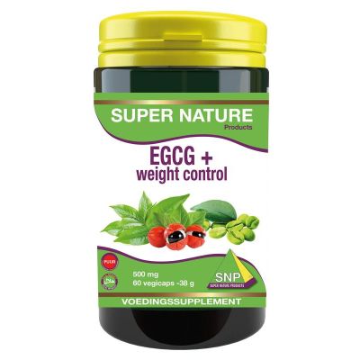 SNP EGCG+ Weight control puur 60 Vegetarische capsules - Fytotherapie
