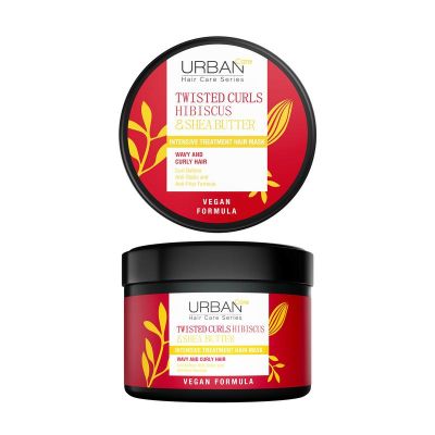 Urban Care Hibiscus & shea butter twisted curls hair mask 230 Milliliter - Haar overig