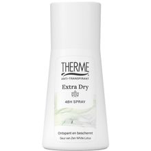 Therme Deospray anti-transpirant extra dry Foto van Therme Deospray anti-transpirant extra dry