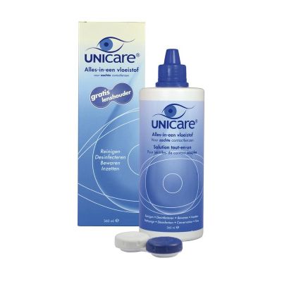 Unicare Alles in een zachte lenzenvloeistof Unicare Alles in een zachte lenzenvloeistof 360 Milliliter - Oogverzorging