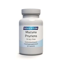 Foto van Nova Vitae Mucuna pruriens L-dopa 60 mg