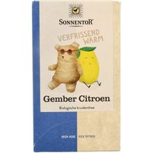 Foto van Sonnentor Gember citroen thee bio