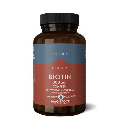 Terranova Biotin 300 mcg complex 100 vegicaps - Overige vitaminen/mineralen