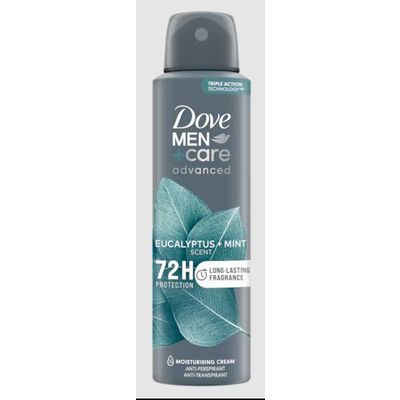 Dove Men+care deodorant spray eucalyptus+mint