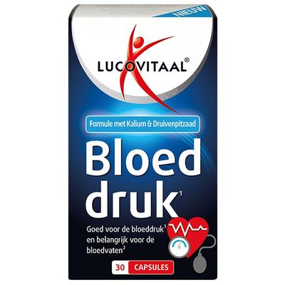 Lucovitaal Bloeddruk capsules Lucovitaal Bloeddruk capsules 30 capsules - Overige vitaminen/mineralen