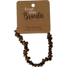 Foto van Splitkralen armband tijgeroog op kaart